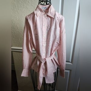 Celine Paris button-down silk shirt size 38